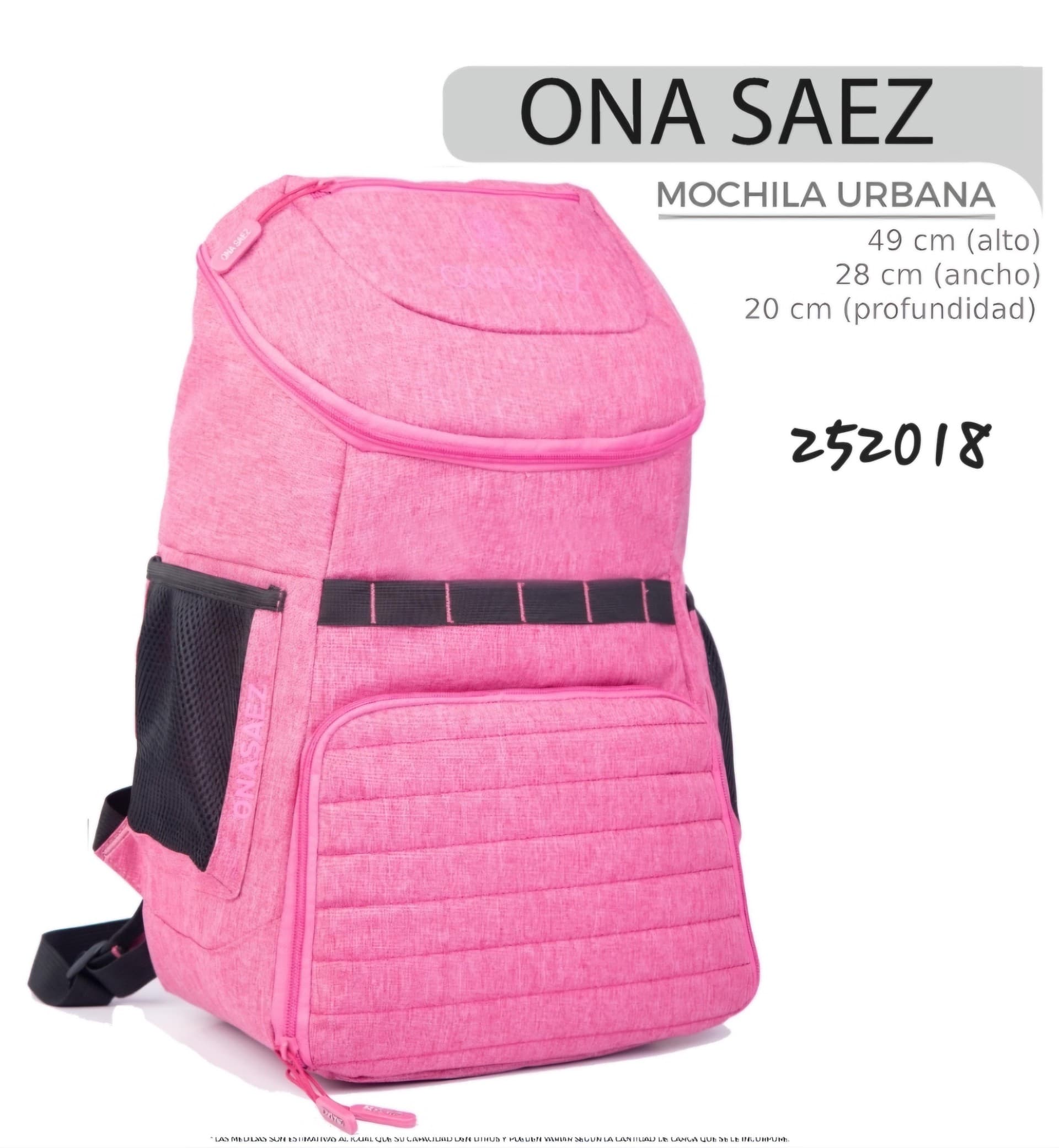 Mochila Ona Sanz Con Porta Ropa