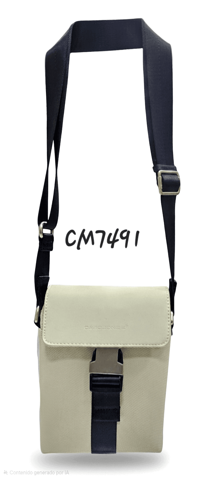 Cartera Morral Broche >Metal 18X22 Cm