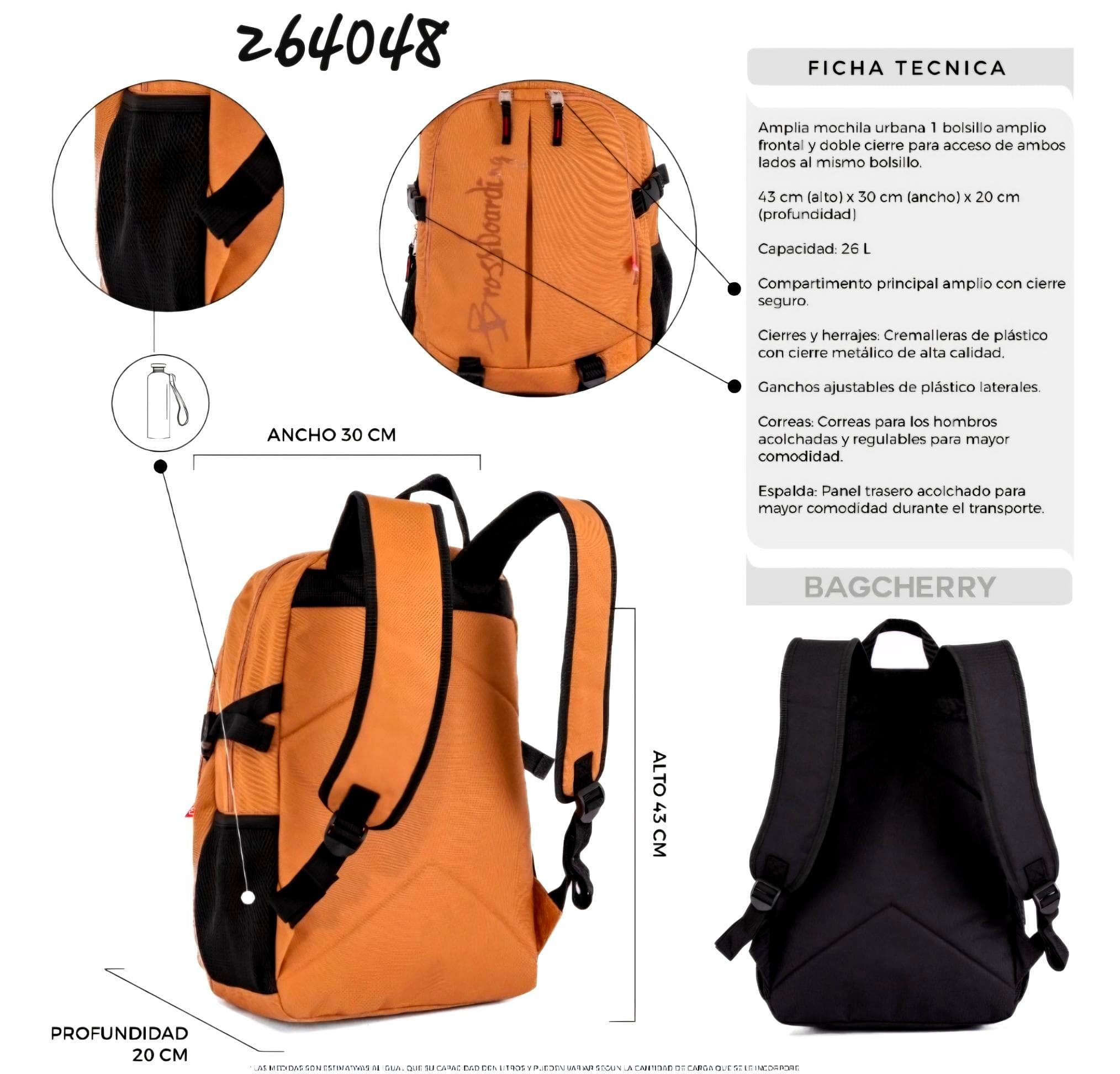 Mochila Bross London Reforzada